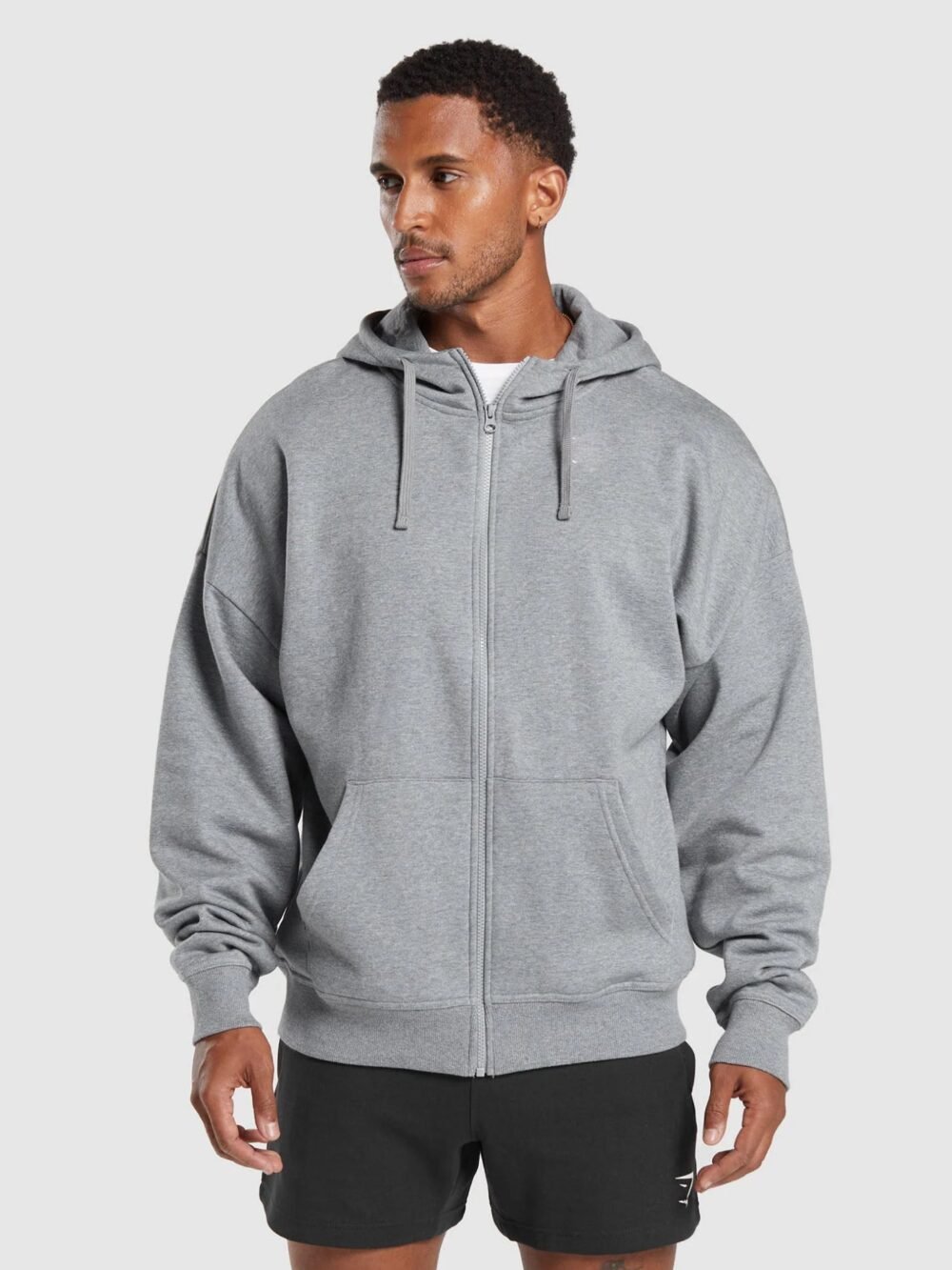 Essential Oversized Zip Up Hoodie